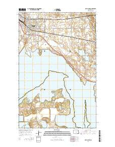 Devils Lake North Dakota Current topographic map, 1:24000 scale, 7.5 X 7.5 Minute, Year 2014