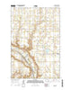 Dickey North Dakota Current topographic map, 1:24000 scale, 7.5 X 7.5 Minute, Year 2014