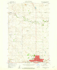 Dickinson North North Dakota Historical topographic map, 1:24000 scale, 7.5 X 7.5 Minute, Year 1959