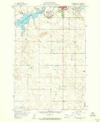 Dickinson South North Dakota Historical topographic map, 1:24000 scale, 7.5 X 7.5 Minute, Year 1959