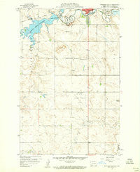Dickinson South North Dakota Historical topographic map, 1:24000 scale, 7.5 X 7.5 Minute, Year 1959
