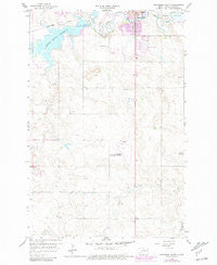 Dickinson South North Dakota Historical topographic map, 1:24000 scale, 7.5 X 7.5 Minute, Year 1959