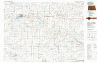 Dickinson North Dakota Historical topographic map, 1:100000 scale, 30 X 60 Minute, Year 1981