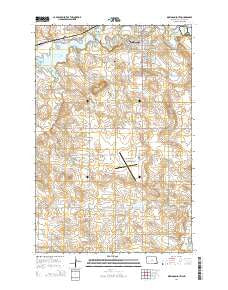 Dickinson South North Dakota Current topographic map, 1:24000 scale, 7.5 X 7.5 Minute, Year 2014