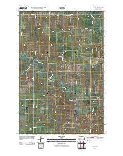 Dodge North Dakota Historical topographic map, 1:24000 scale, 7.5 X 7.5 Minute, Year 2011