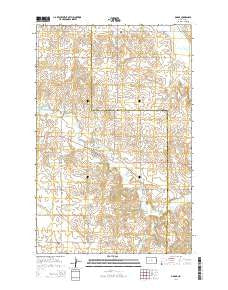 Dodge North Dakota Current topographic map, 1:24000 scale, 7.5 X 7.5 Minute, Year 2014
