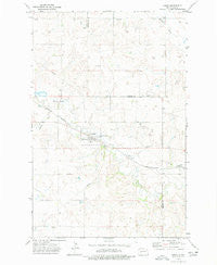 Dodge North Dakota Historical topographic map, 1:24000 scale, 7.5 X 7.5 Minute, Year 1973