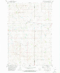 Dogtooth Buttes North Dakota Historical topographic map, 1:24000 scale, 7.5 X 7.5 Minute, Year 1980