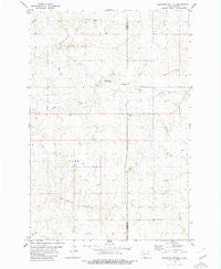Dogtooth Buttes North Dakota Historical topographic map, 1:24000 scale, 7.5 X 7.5 Minute, Year 1980