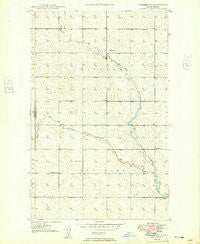 Dokken SW North Dakota Historical topographic map, 1:24000 scale, 7.5 X 7.5 Minute, Year 1948