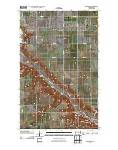 Donnybrook North Dakota Historical topographic map, 1:24000 scale, 7.5 X 7.5 Minute, Year 2011