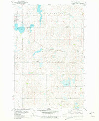 Douglas East North Dakota Historical topographic map, 1:24000 scale, 7.5 X 7.5 Minute, Year 1980