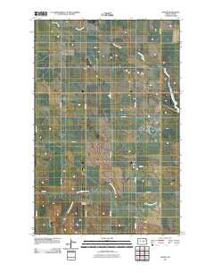 Dover North Dakota Historical topographic map, 1:24000 scale, 7.5 X 7.5 Minute, Year 2011