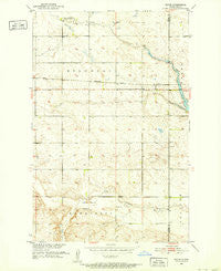 Dover North Dakota Historical topographic map, 1:24000 scale, 7.5 X 7.5 Minute, Year 1951