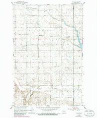Dover North Dakota Historical topographic map, 1:24000 scale, 7.5 X 7.5 Minute, Year 1951