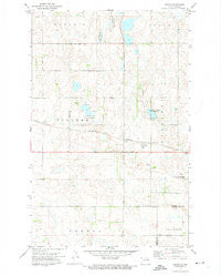 Doyon North Dakota Historical topographic map, 1:24000 scale, 7.5 X 7.5 Minute, Year 1971