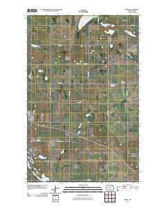 Drake North Dakota Historical topographic map, 1:24000 scale, 7.5 X 7.5 Minute, Year 2011