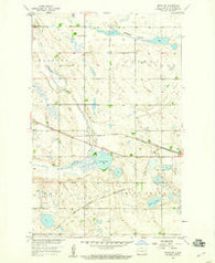 Drake NW North Dakota Historical topographic map, 1:24000 scale, 7.5 X 7.5 Minute, Year 1958