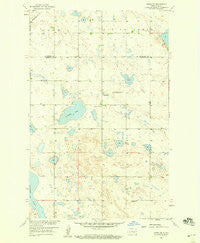 Drake SW North Dakota Historical topographic map, 1:24000 scale, 7.5 X 7.5 Minute, Year 1958