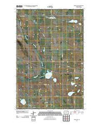 Drake NW North Dakota Historical topographic map, 1:24000 scale, 7.5 X 7.5 Minute, Year 2011