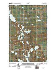 Drake SE North Dakota Historical topographic map, 1:24000 scale, 7.5 X 7.5 Minute, Year 2011