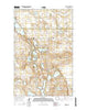 Drake SE North Dakota Current topographic map, 1:24000 scale, 7.5 X 7.5 Minute, Year 2014