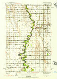 Drayton North Dakota Historical topographic map, 1:62500 scale, 15 X 15 Minute, Year 1939