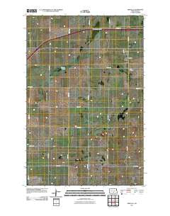 Driscoll North Dakota Historical topographic map, 1:24000 scale, 7.5 X 7.5 Minute, Year 2011