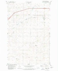 Driscoll North Dakota Historical topographic map, 1:24000 scale, 7.5 X 7.5 Minute, Year 1975