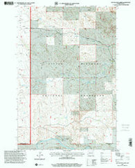 Dry Bullion Creek North Dakota Historical topographic map, 1:24000 scale, 7.5 X 7.5 Minute, Year 1997