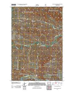 Dry Bullion Creek North Dakota Historical topographic map, 1:24000 scale, 7.5 X 7.5 Minute, Year 2011