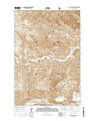 Dry Bullion Creek North Dakota Current topographic map, 1:24000 scale, 7.5 X 7.5 Minute, Year 2014