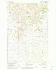 Dunn Center NW North Dakota Historical topographic map, 1:24000 scale, 7.5 X 7.5 Minute, Year 1970