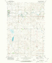 Dunn Center North Dakota Historical topographic map, 1:24000 scale, 7.5 X 7.5 Minute, Year 1973