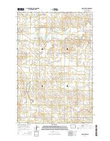 Dunn Center North Dakota Current topographic map, 1:24000 scale, 7.5 X 7.5 Minute, Year 2014