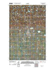 Dunseith North Dakota Historical topographic map, 1:24000 scale, 7.5 X 7.5 Minute, Year 2011