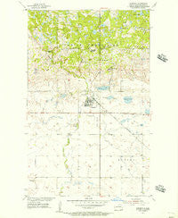 Dunseith North Dakota Historical topographic map, 1:24000 scale, 7.5 X 7.5 Minute, Year 1955