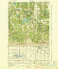 Dunseith North Dakota Historical topographic map, 1:62500 scale, 15 X 15 Minute, Year 1939