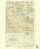 Dunseith North Dakota Historical topographic map, 1:62500 scale, 15 X 15 Minute, Year 1939