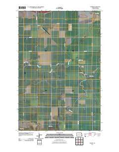 Durbin North Dakota Historical topographic map, 1:24000 scale, 7.5 X 7.5 Minute, Year 2011