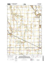 Dwight North Dakota Current topographic map, 1:24000 scale, 7.5 X 7.5 Minute, Year 2014