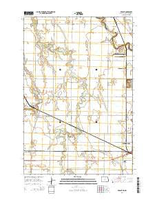 Dwight North Dakota Current topographic map, 1:24000 scale, 7.5 X 7.5 Minute, Year 2014