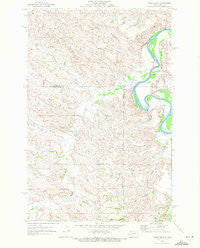 Eagle Draw North Dakota Historical topographic map, 1:24000 scale, 7.5 X 7.5 Minute, Year 1970