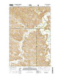Eagle Draw North Dakota Current topographic map, 1:24000 scale, 7.5 X 7.5 Minute, Year 2014
