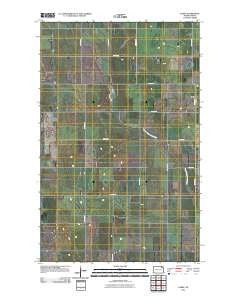 Easby North Dakota Historical topographic map, 1:24000 scale, 7.5 X 7.5 Minute, Year 2011