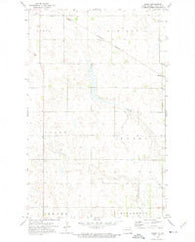 Easby North Dakota Historical topographic map, 1:24000 scale, 7.5 X 7.5 Minute, Year 1972