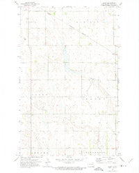 Easby North Dakota Historical topographic map, 1:24000 scale, 7.5 X 7.5 Minute, Year 1972