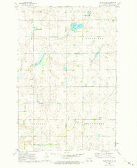 Eckelson SW North Dakota Historical topographic map, 1:24000 scale, 7.5 X 7.5 Minute, Year 1970