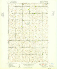 Eckman SE North Dakota Historical topographic map, 1:24000 scale, 7.5 X 7.5 Minute, Year 1949