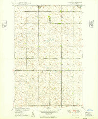 Eckman SE North Dakota Historical topographic map, 1:24000 scale, 7.5 X 7.5 Minute, Year 1949